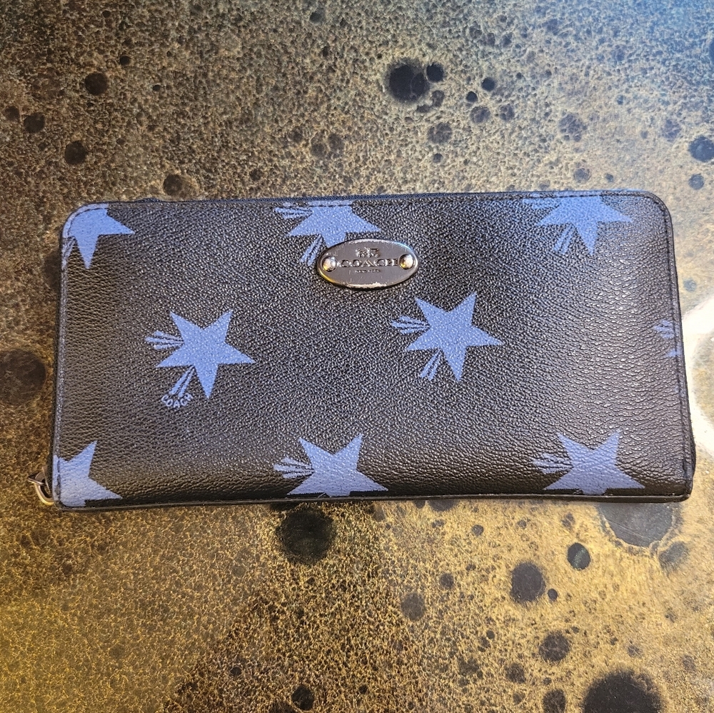 Coach Blue Star Canyon Quinn WalletF53426